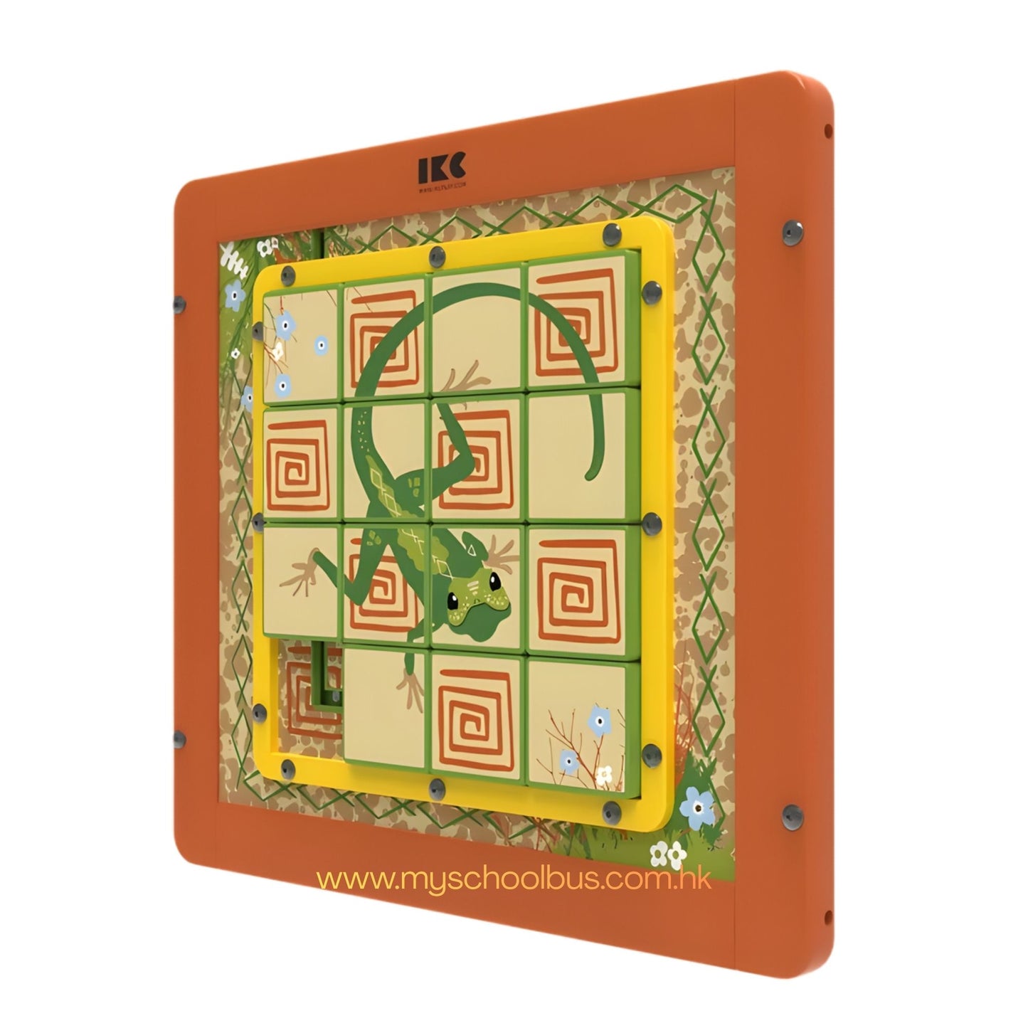 Sliding Puzzle Desert with Mounting Wall Panel 沙漠滑塊拼圖牆上遊戲板 包含裝牆底板