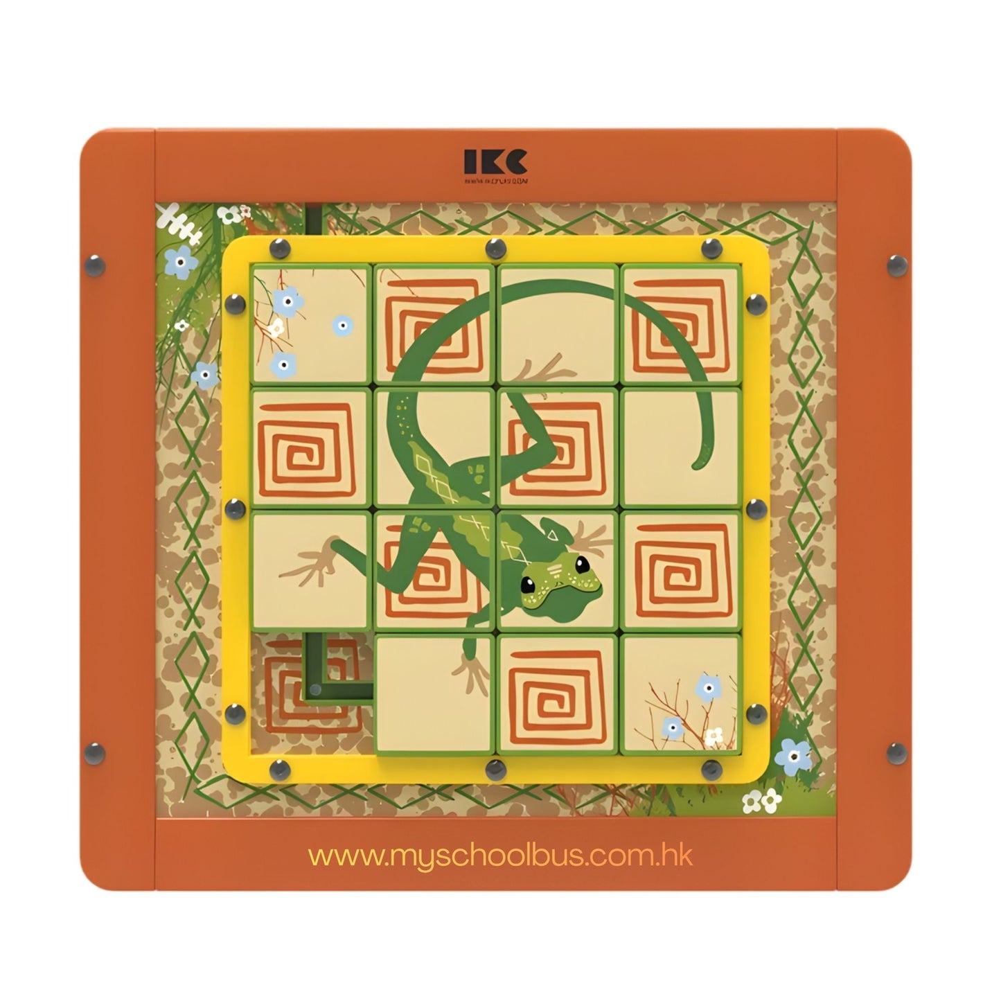Sliding Puzzle Desert with Mounting Wall Panel 沙漠滑塊拼圖牆上遊戲板 包含裝牆底板