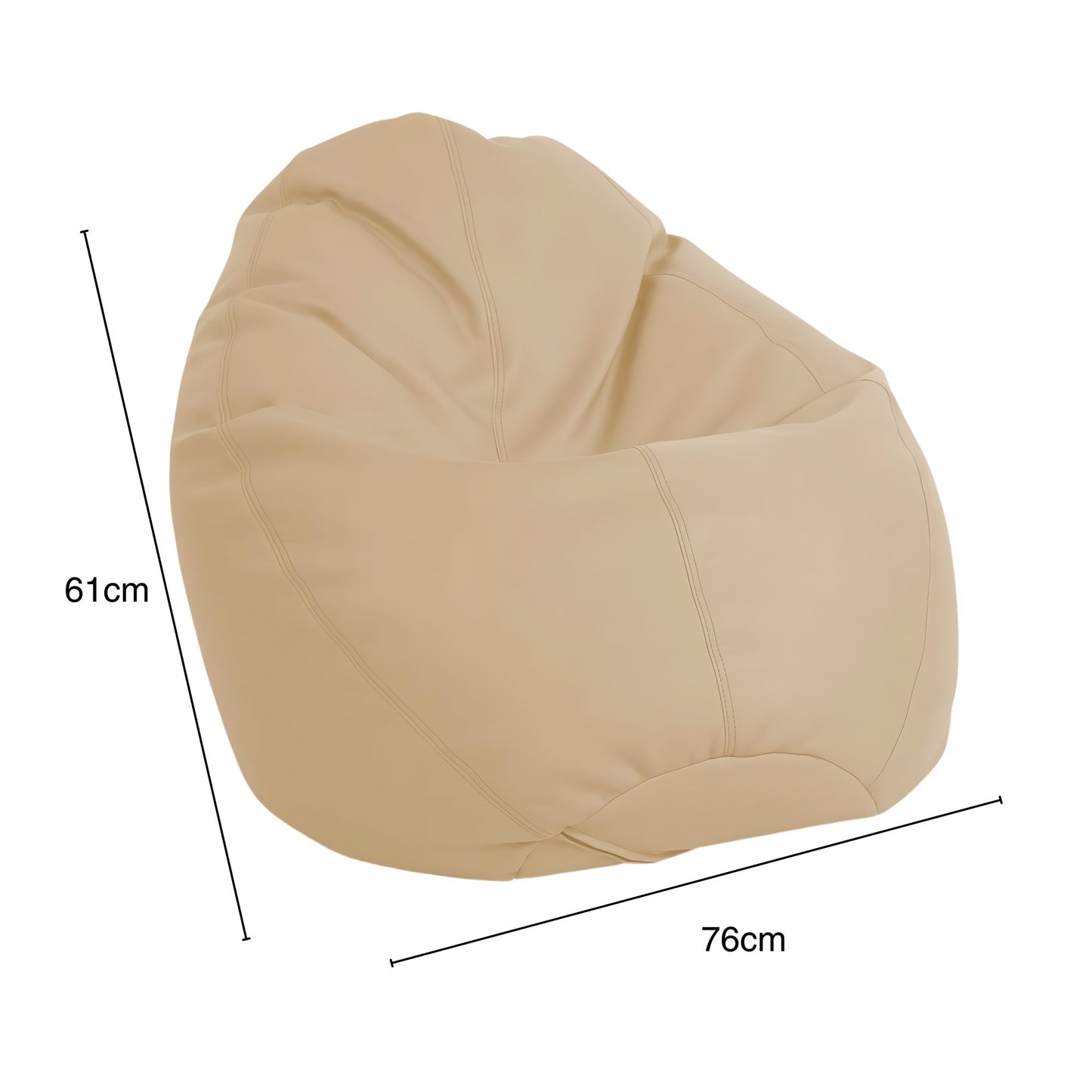 SoftZone Dew Drop Bean Bag Chair Size 76x76x61cm ASTM & CPSIA Approval 小水滴豆袋椅
