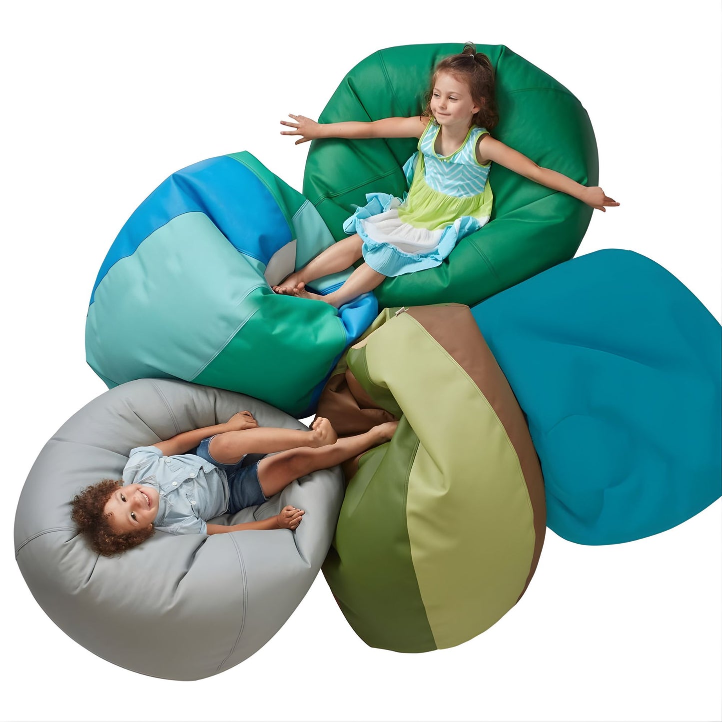 SoftZone Dew Drop Bean Bag Chair Size 76x76x61cm ASTM & CPSIA Approval 小水滴豆袋椅
