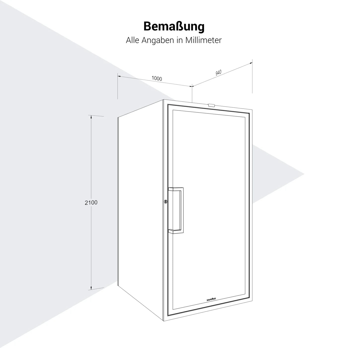 Soundbox ART POD S Phone Booth 智能隔音電話亭 專業級辦公室獨立靜音艙 W100 x D94 x H210 cm