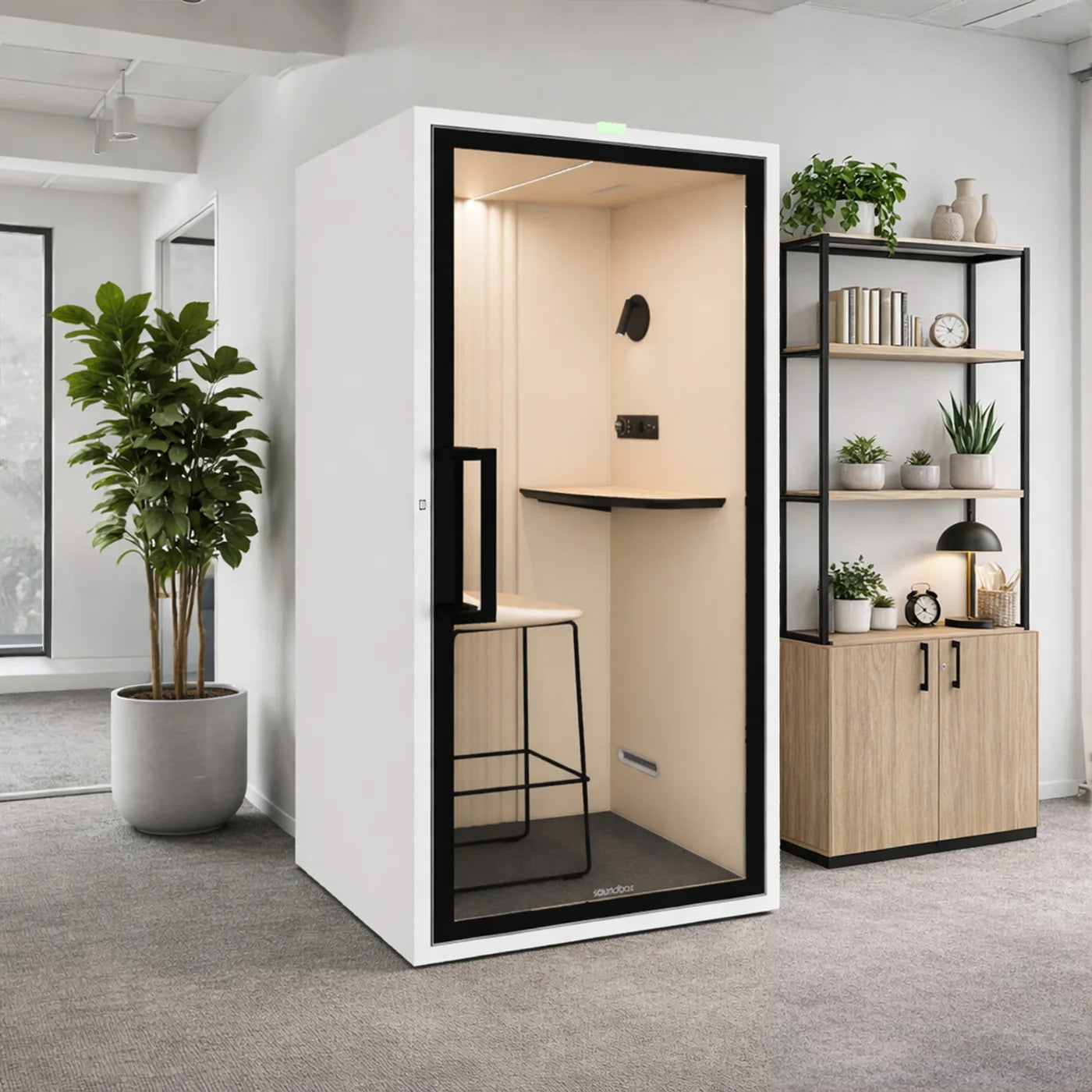 Soundbox ART POD S Phone Booth 智能隔音電話亭 專業級辦公室獨立靜音艙 W100 x D94 x H210 cm