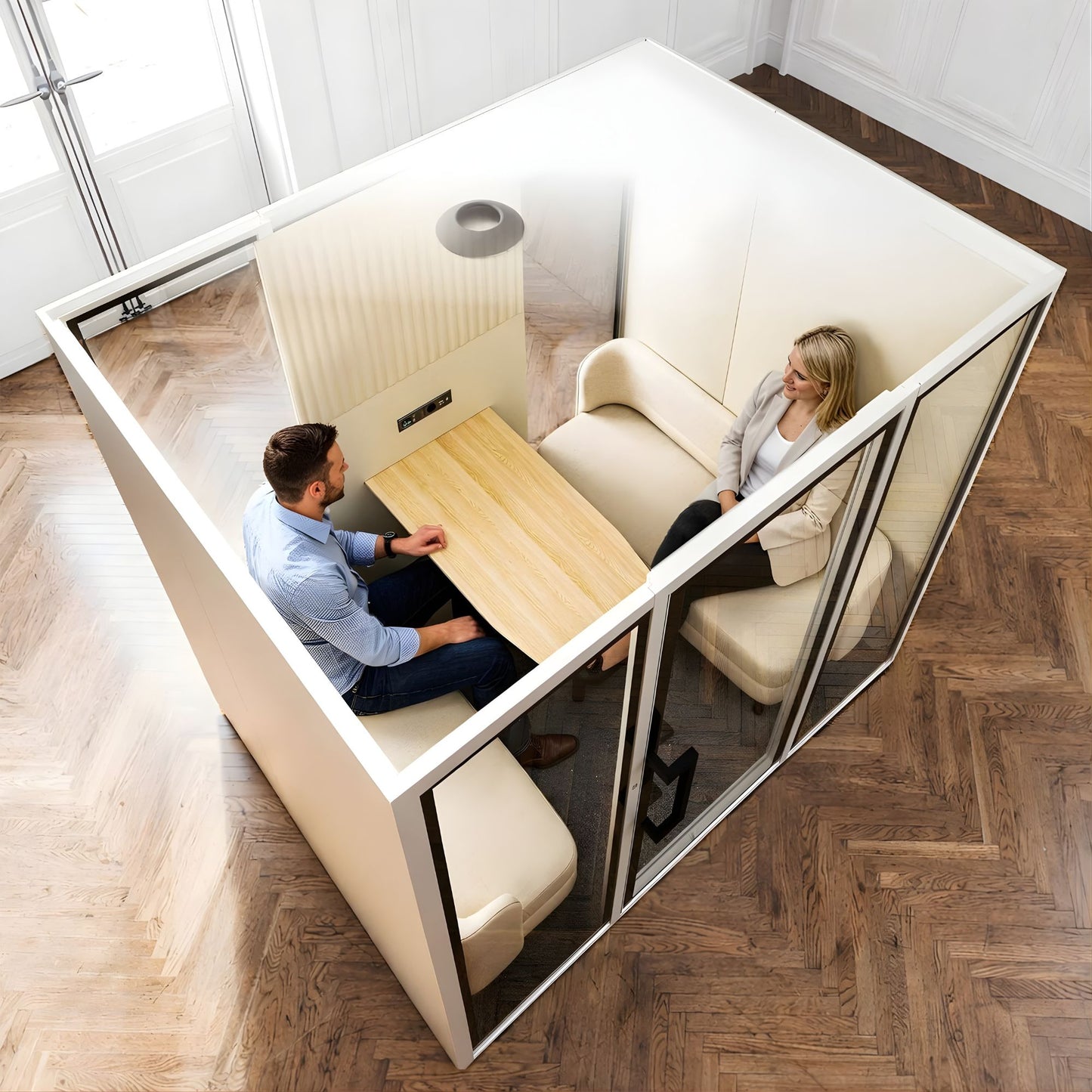 Soundbox ART-L Smart 6-Person Acoustic Privacy Conference Pod 智能六人隔音會議艙