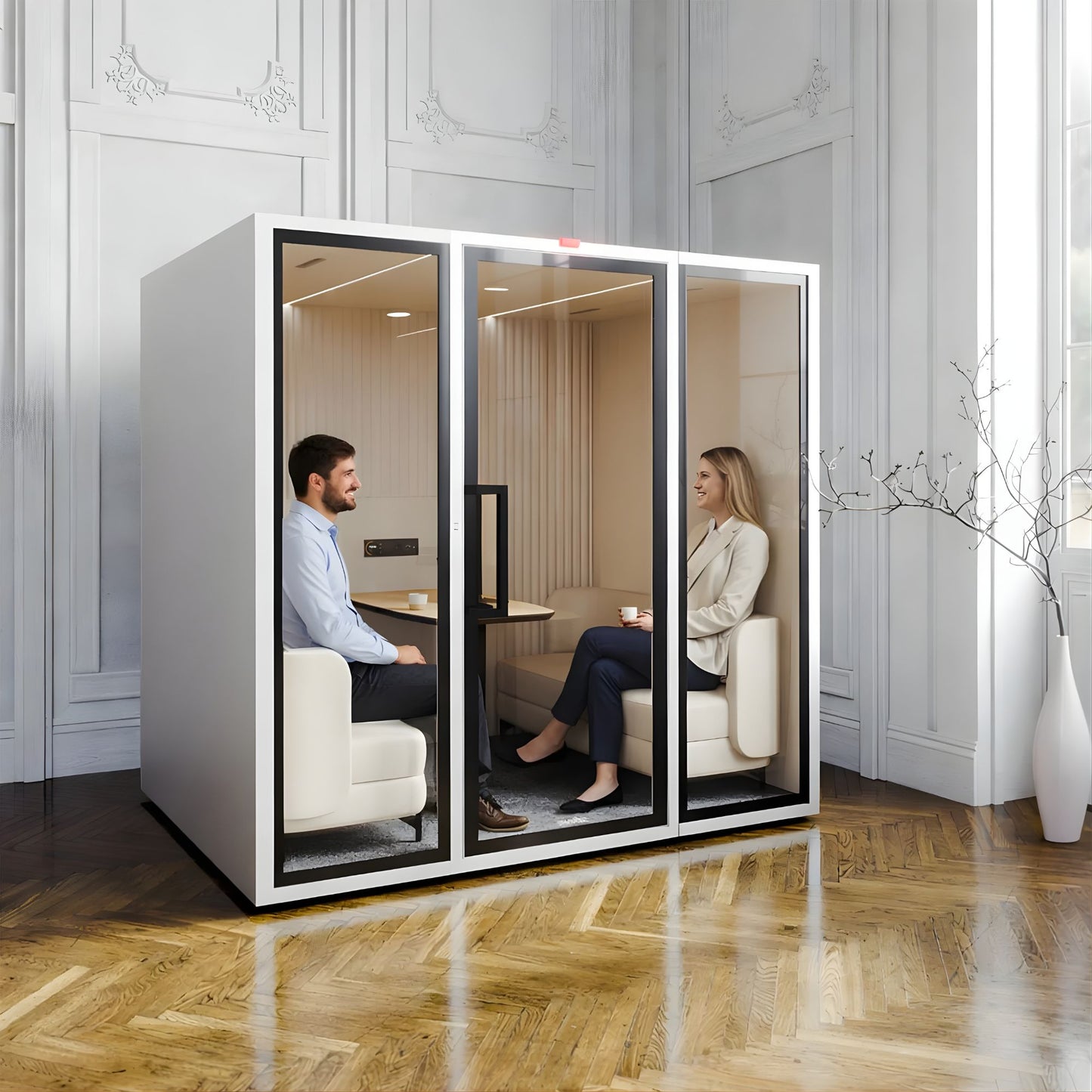 Soundbox ART-L Smart 6-Person Acoustic Privacy Conference Pod 智能六人隔音會議艙