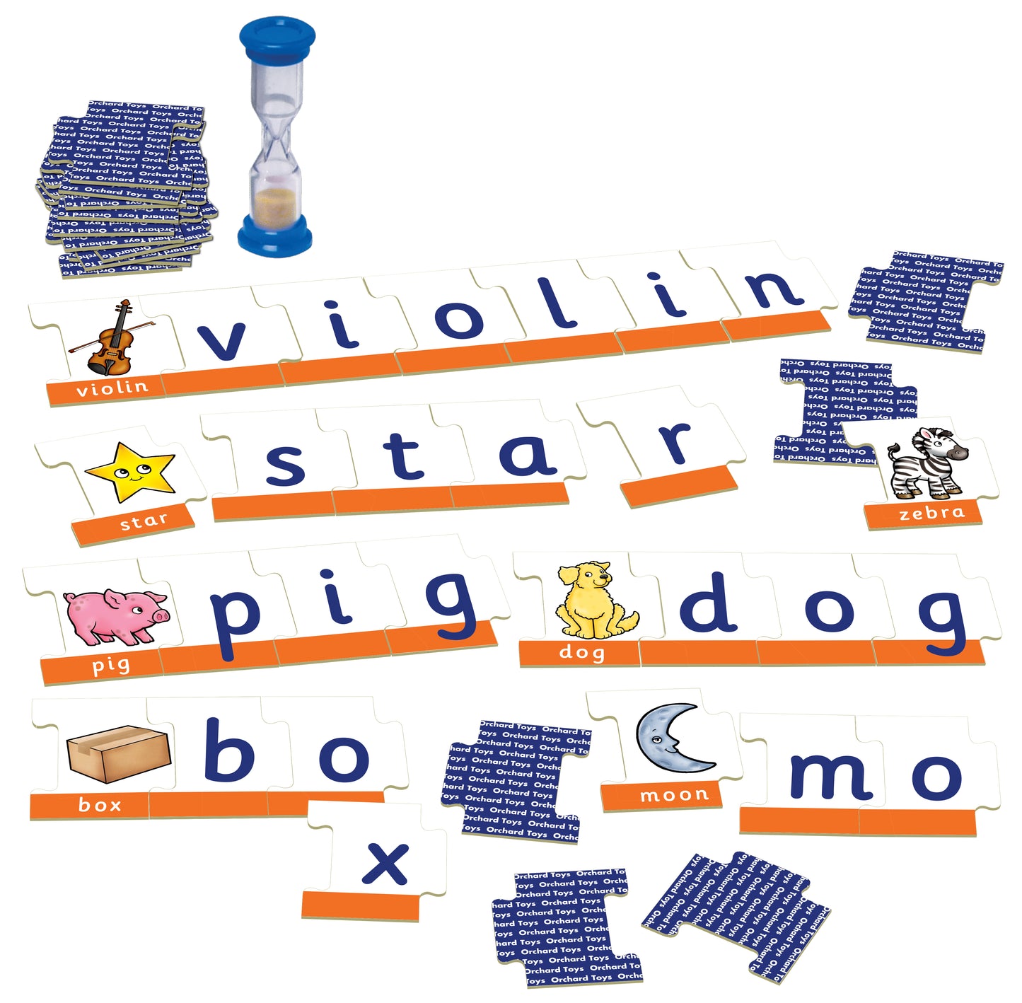 Orchard Toys Speed Spelling Fast-paced Literacy Game