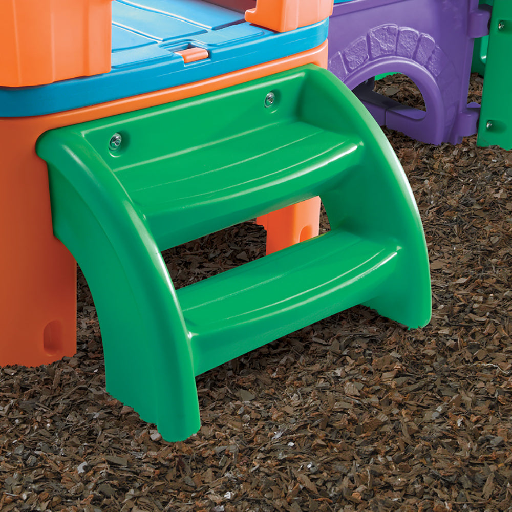 Step2 Clubhouse Climber - Active Bright 攀爬滑梯組合- 繽紛樂活屋