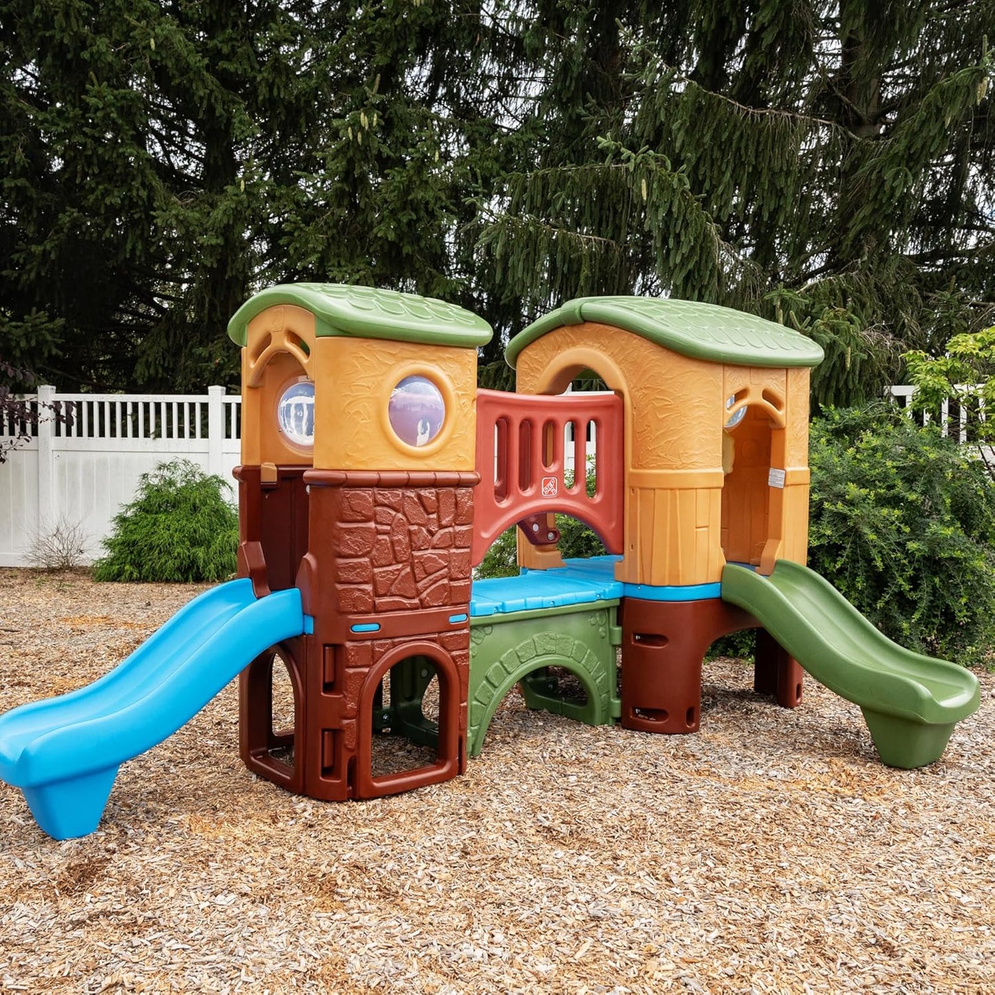 Step2 Clubhouse Climber - Jungle Treehouse 攀爬滑梯組合-叢林樹屋