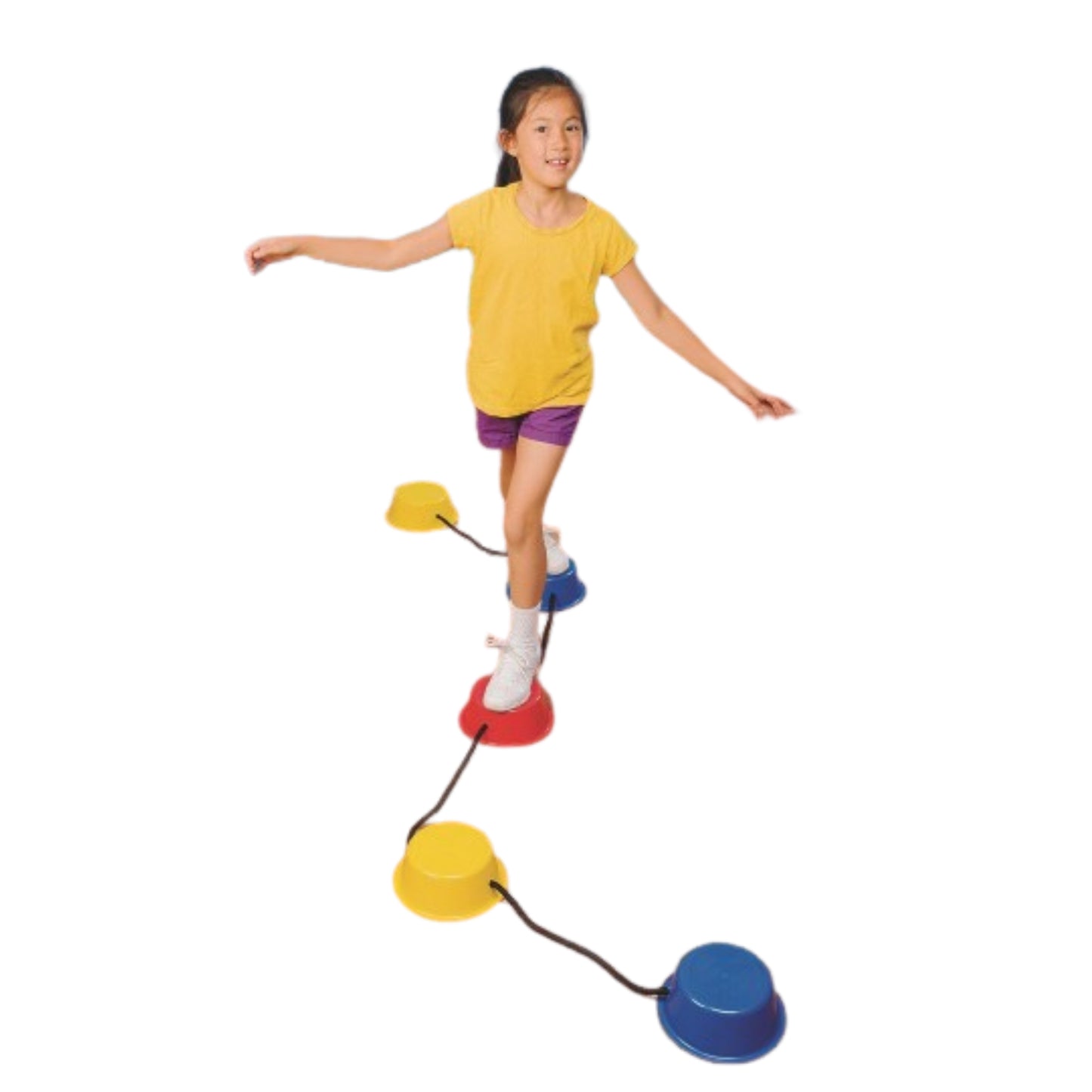 Stepping Balance Buckets Set of 6件裝 彩色兒童平衡踏桶