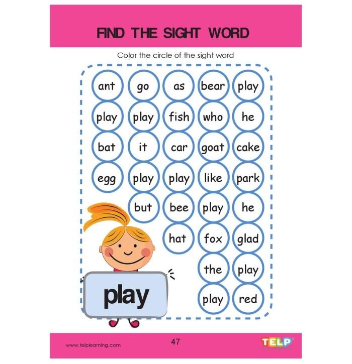 TELP 早期英語讀寫 Sight Words Book A + B