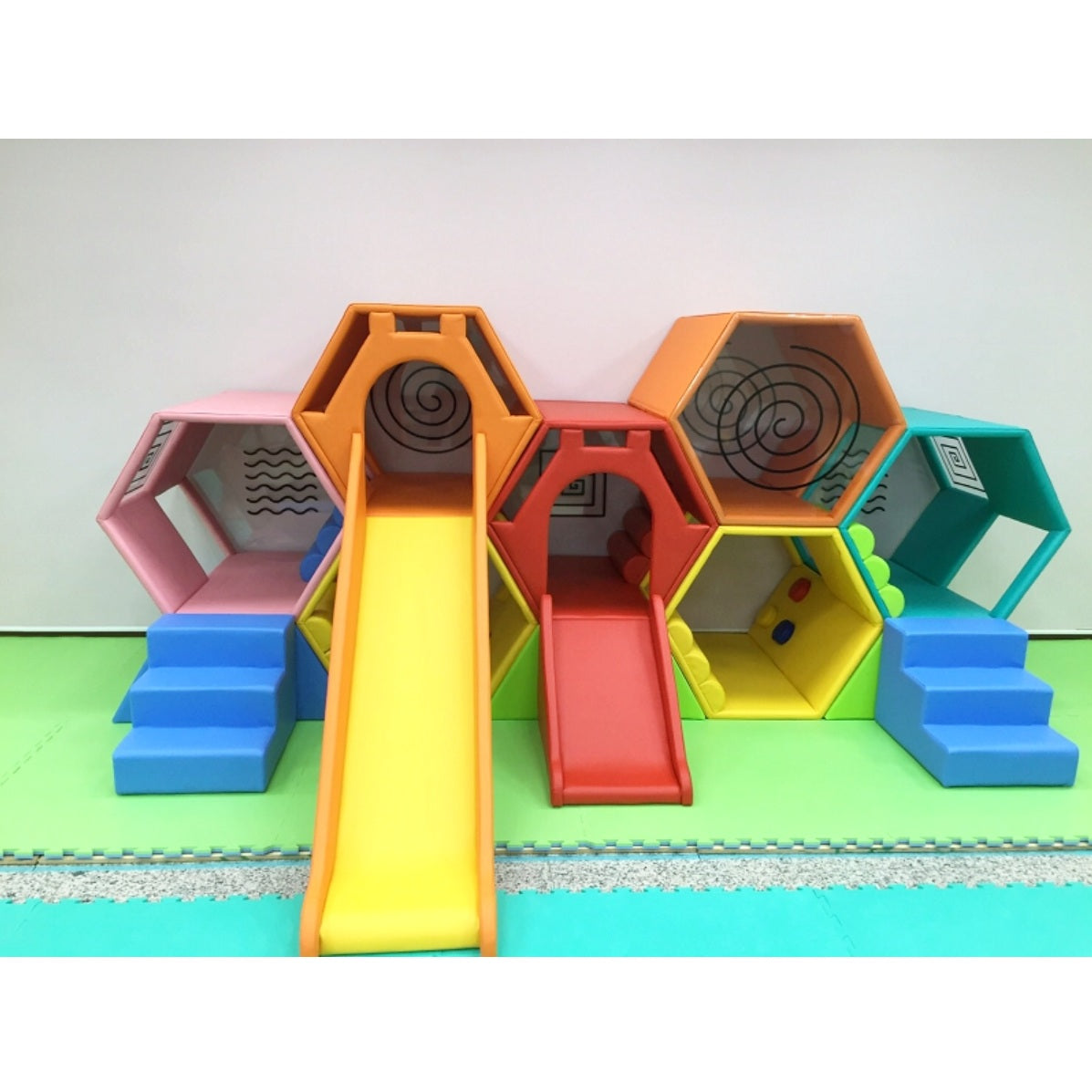 Soft Play Climb & Slide Honeycomb Advance Set 軟質體能設備 攀爬滑動蜂巢 進階套裝
