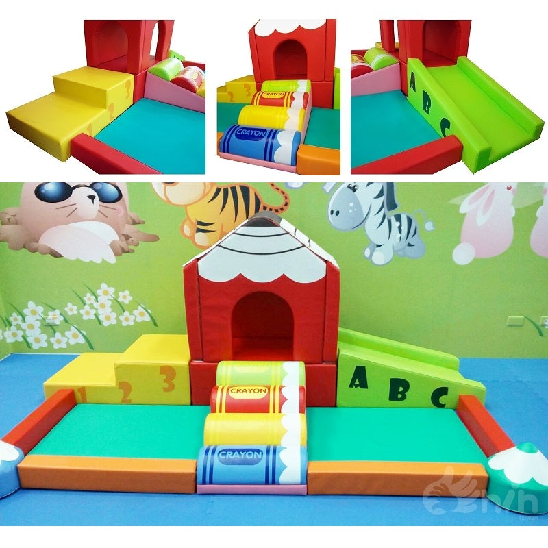 Corner Play Soft Foam Crayon House 玩樂空間軟體蠟筆小屋