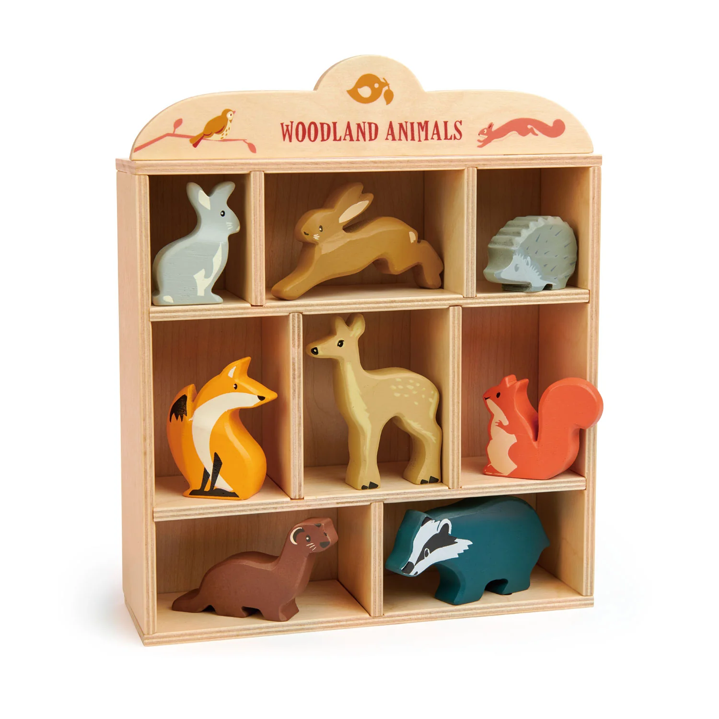 Tender Leaf Toys Woodland Animals 8-Piece 森林動物木製玩具組