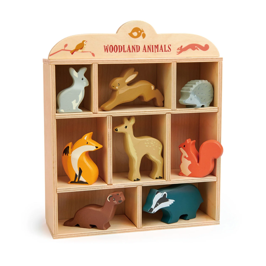 Tender Leaf Toys Woodland Animals 8-Piece 森林動物木製玩具組