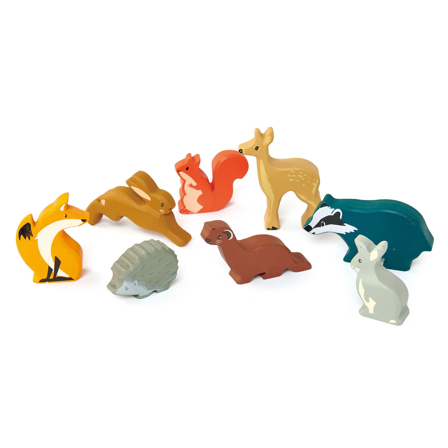 Tender Leaf Toys Woodland Animals 8-Piece 森林動物木製玩具組