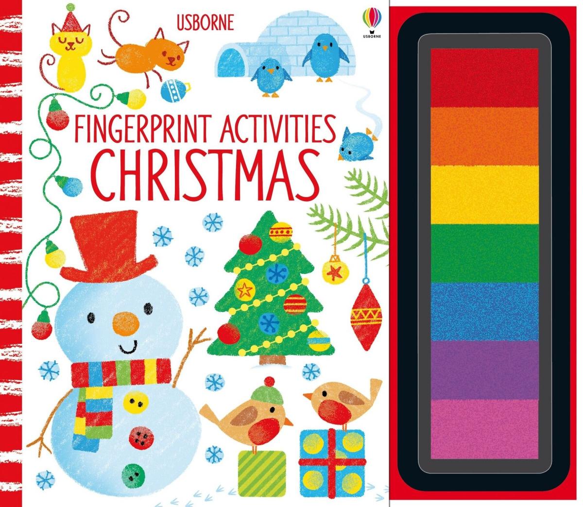 Usborne Fingerprint Activities Christmas 手指畫繪畫塗鴉本 聖誕節