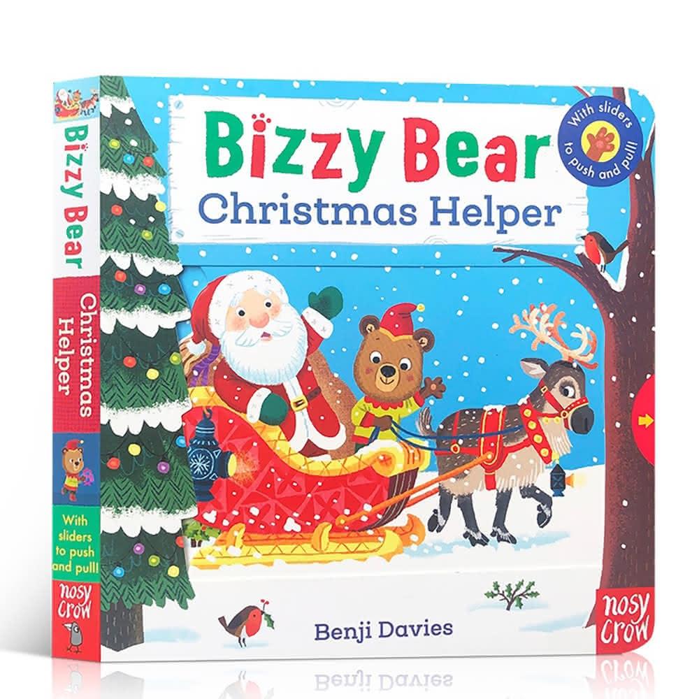 Bizzy Bear - Christmas Helper with QR code Audio 硬頁遊戲書 附故事音檔