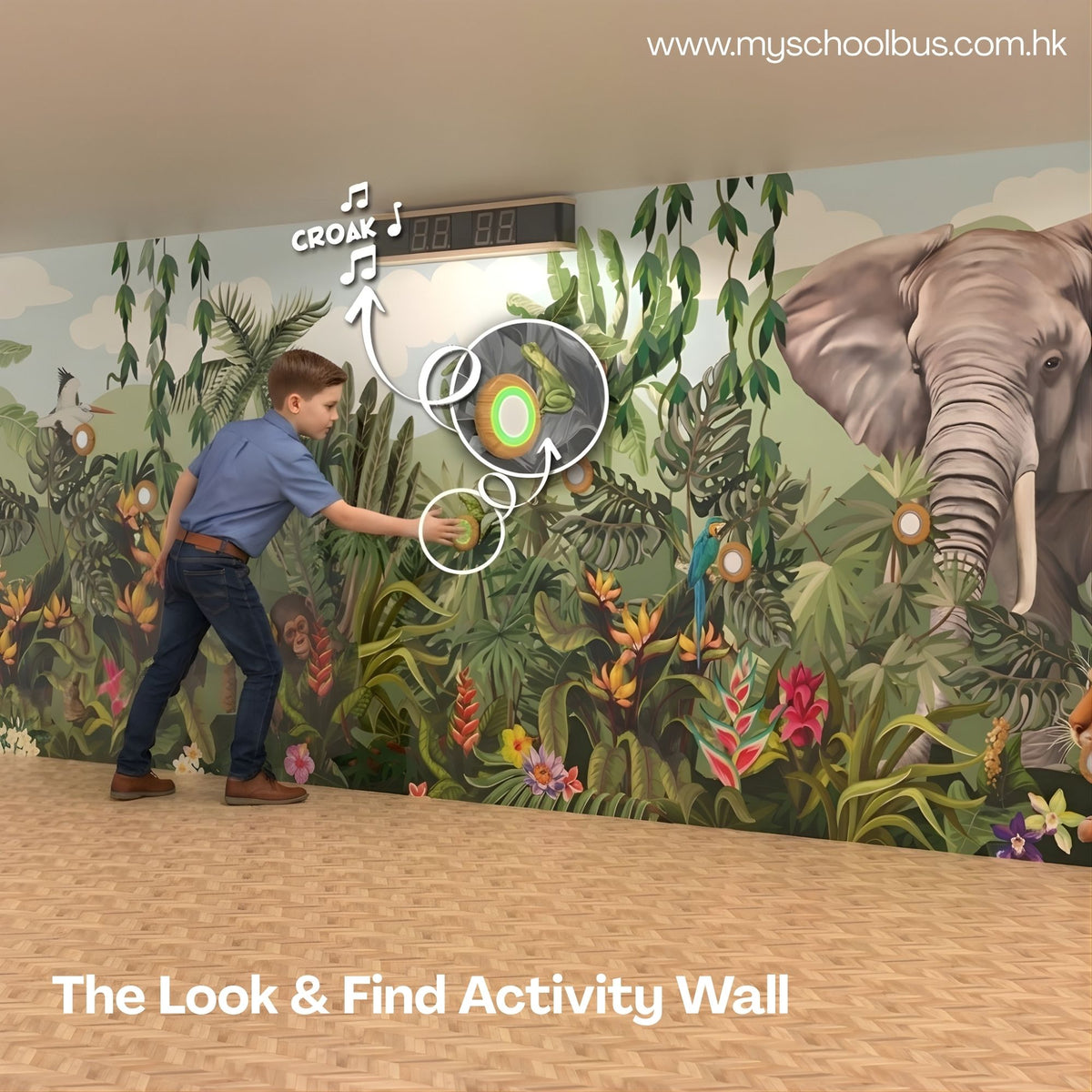 The Interactive Wall Custom Interactive Sound & Light Wall Module for Education 客製化互動音效感官牆面