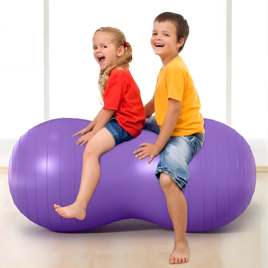 Sensory Peanut Ball for Kids Therapy and Exercise with Air-pump Color Random 感統花生球  配有充氣泵 顏色隨機