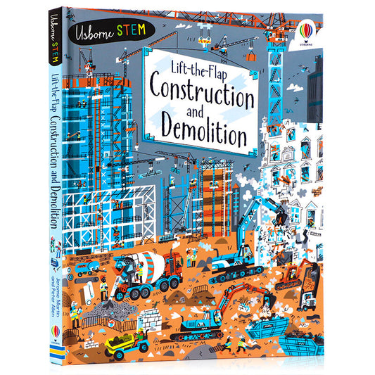 Usborne Lift-the-Flap Construction & Demolition 建造和拆卸 知識百科翻翻書