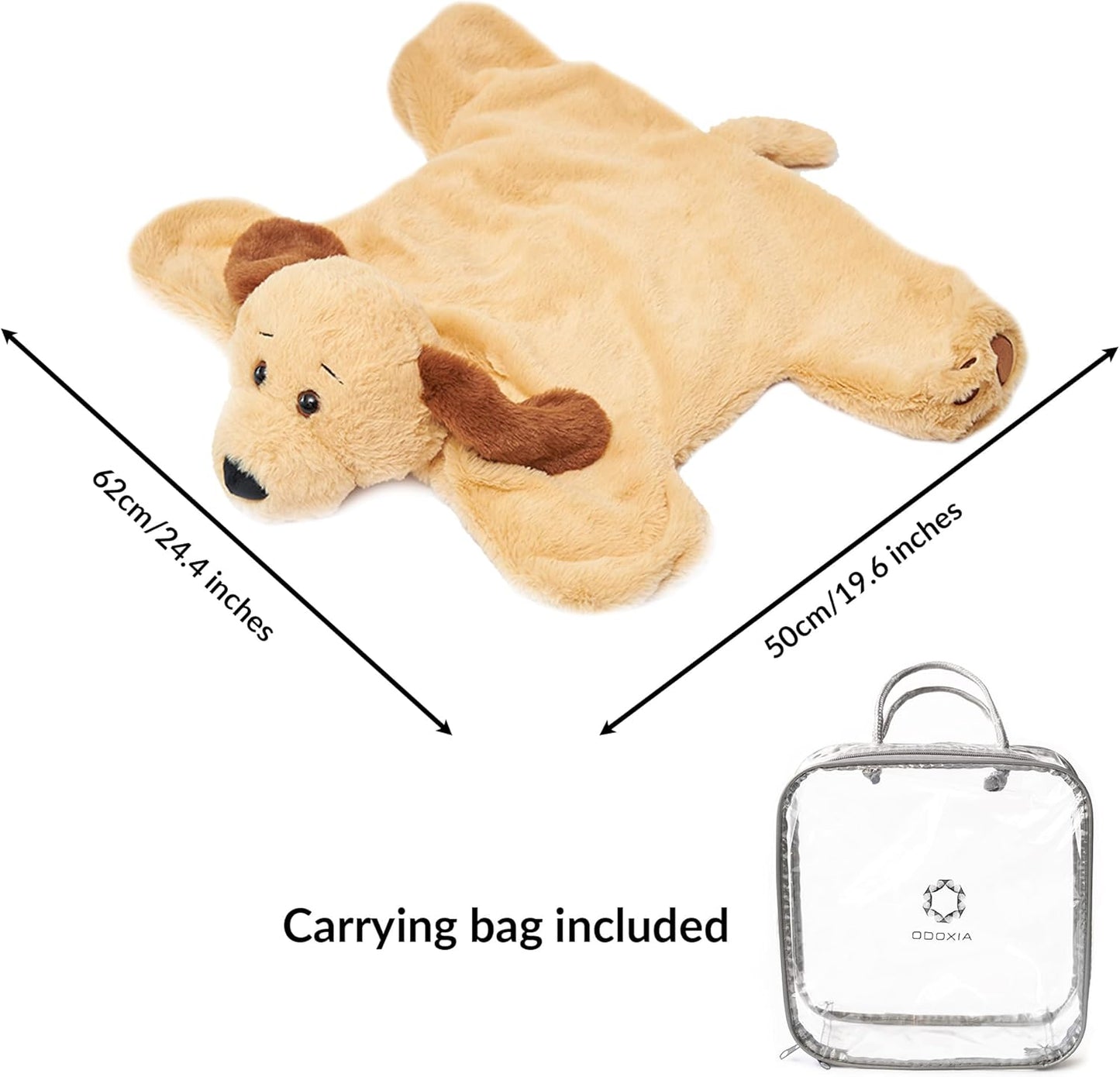 2.3kg Premium Weighted Sensory Lap Pad – Calming Fidget Plush Puppy for Anxiety and Focus 小狗重力感官安撫玩偶