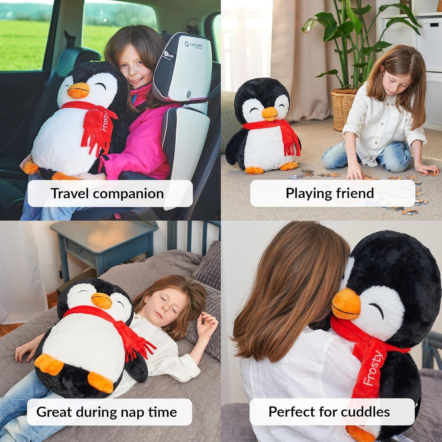 Weighted Penguin Fidget Plush for Anxiety Kids 小企鵝重力感官安撫玩偶