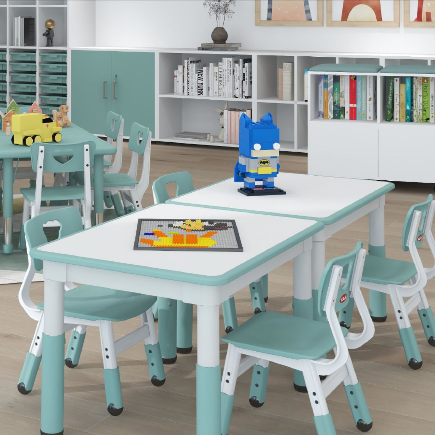 KYC Height Adjustable Plastic Kindergarten Chair 可調高度 塑料製 幼兒園椅子