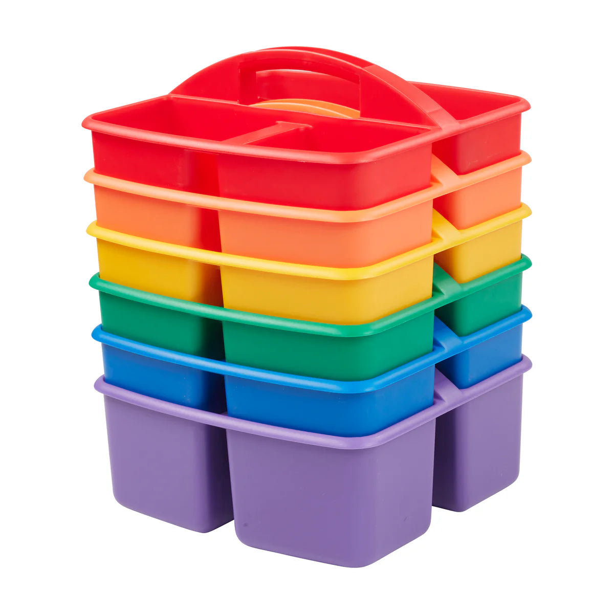 3-Compartment Storage Caddy, Small, Supply Organizer  三隔間儲物箱，小型用品整理器