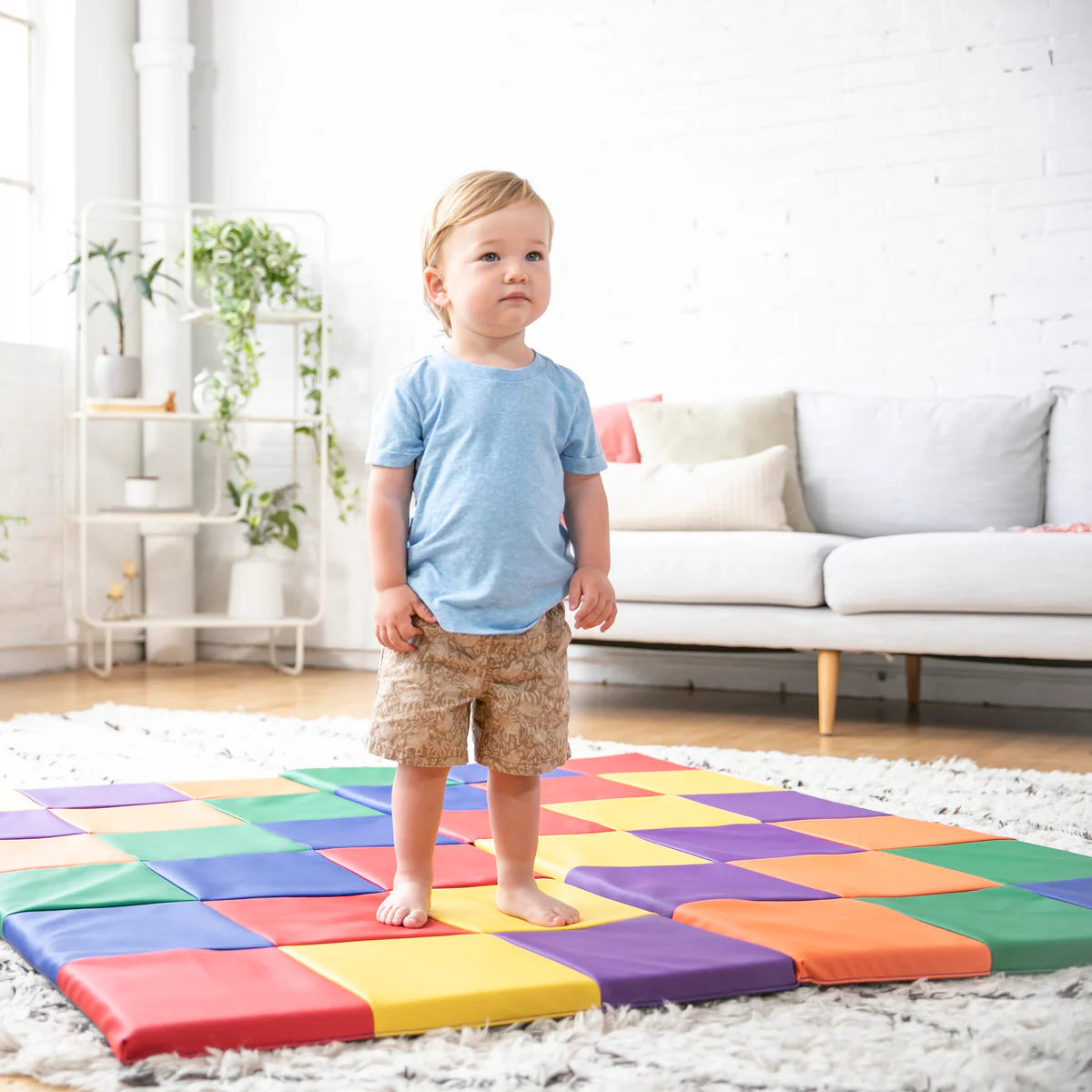 SoftZone Patchwork Folding Activity Mat 亮彩摺疊遊戲墊 L254 X W147.3 X T2.54cm