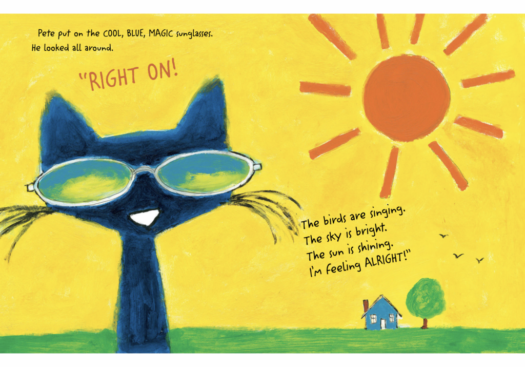 HarperCollins Pete the Cat and His Magic Sunglasses Picture Book 皮皮貓和他的神奇太陽眼鏡 英文繪本