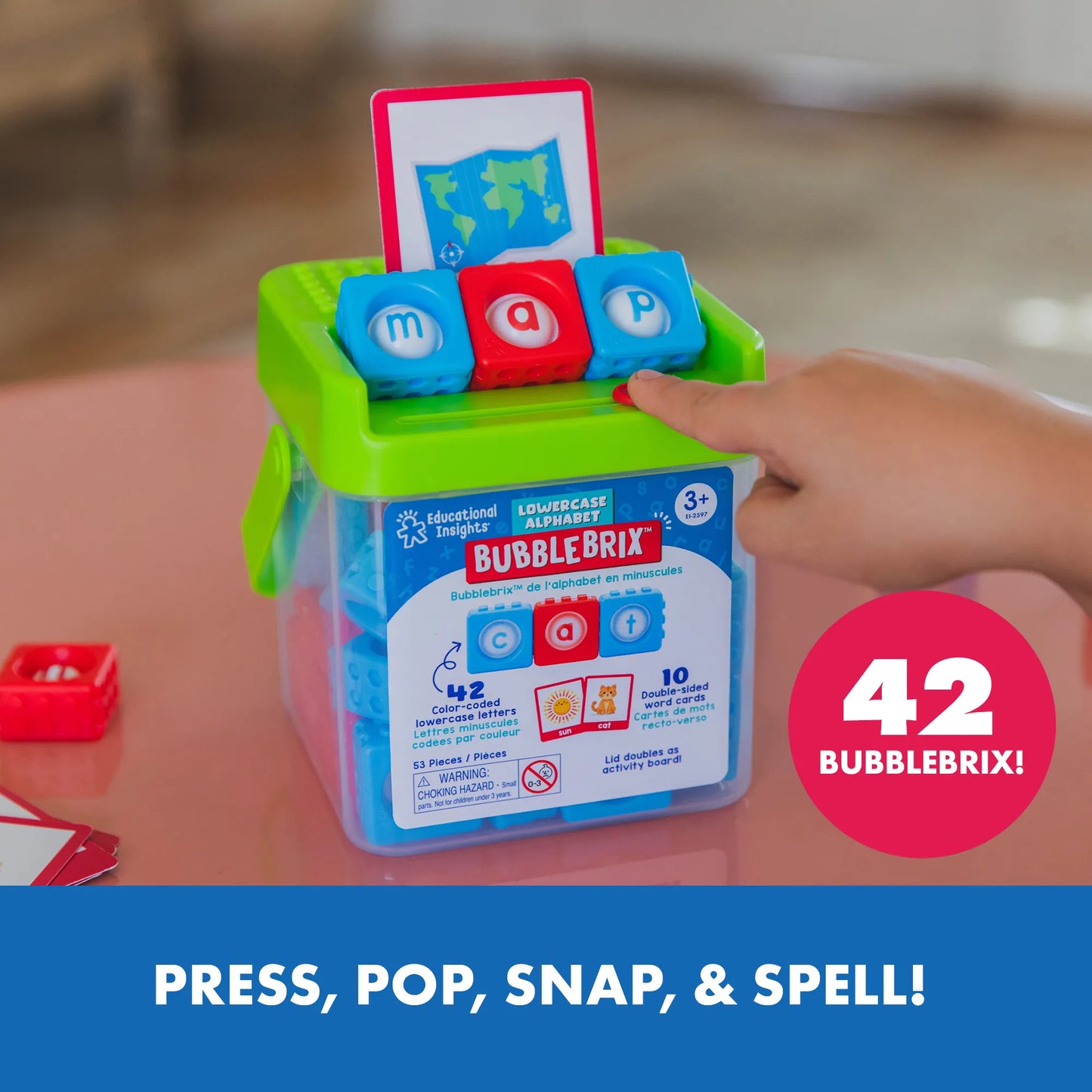 Educational Insights Lowercase Alphabet BubbleBrix
