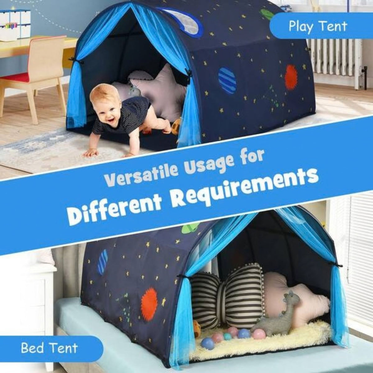 Children's Play Tent Tunnel 幼兒遊戲帳篷隊道