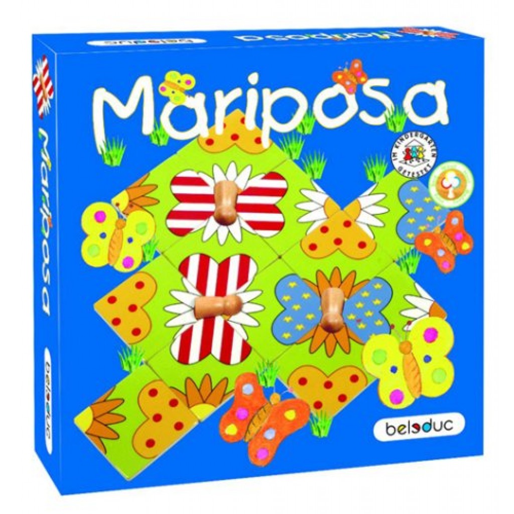 Beleduc Mariposa Colour & Pattern Matching Puzzle Game 蝴蝶拼圖 顏色圖案配對拼圖遊戲