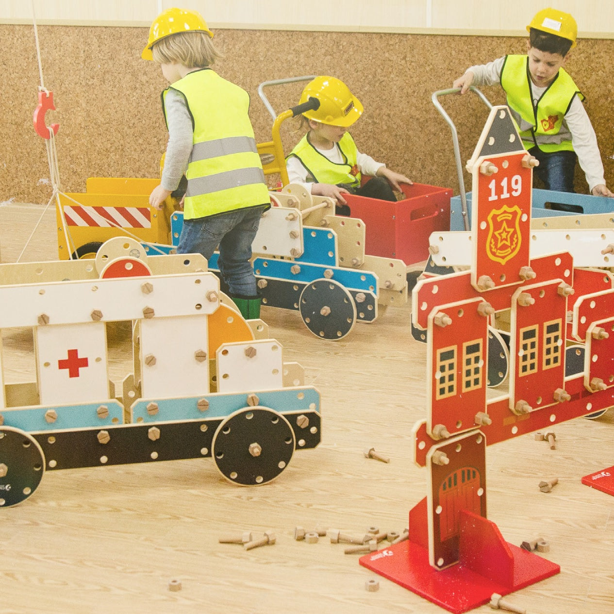 Giant Bolt and Build Set 巨型木製螺栓建造套裝