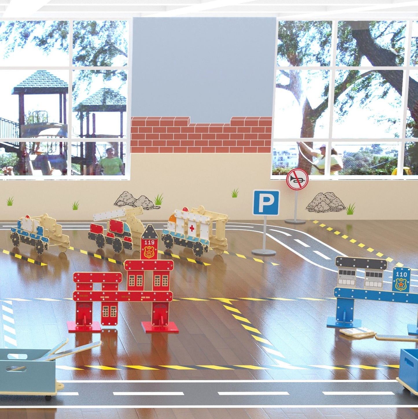 Giant Bolt and Build Set 巨型木製螺栓建造套裝