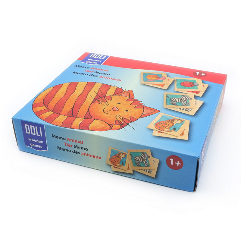 Doli Wooden Games Memo Animal 動物配對遊戲
