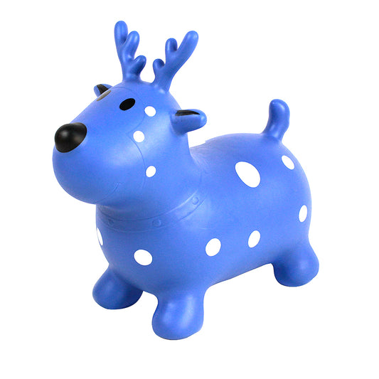 Grampus Blue Deer Hooper 藍色小鹿充氣彈跳馬