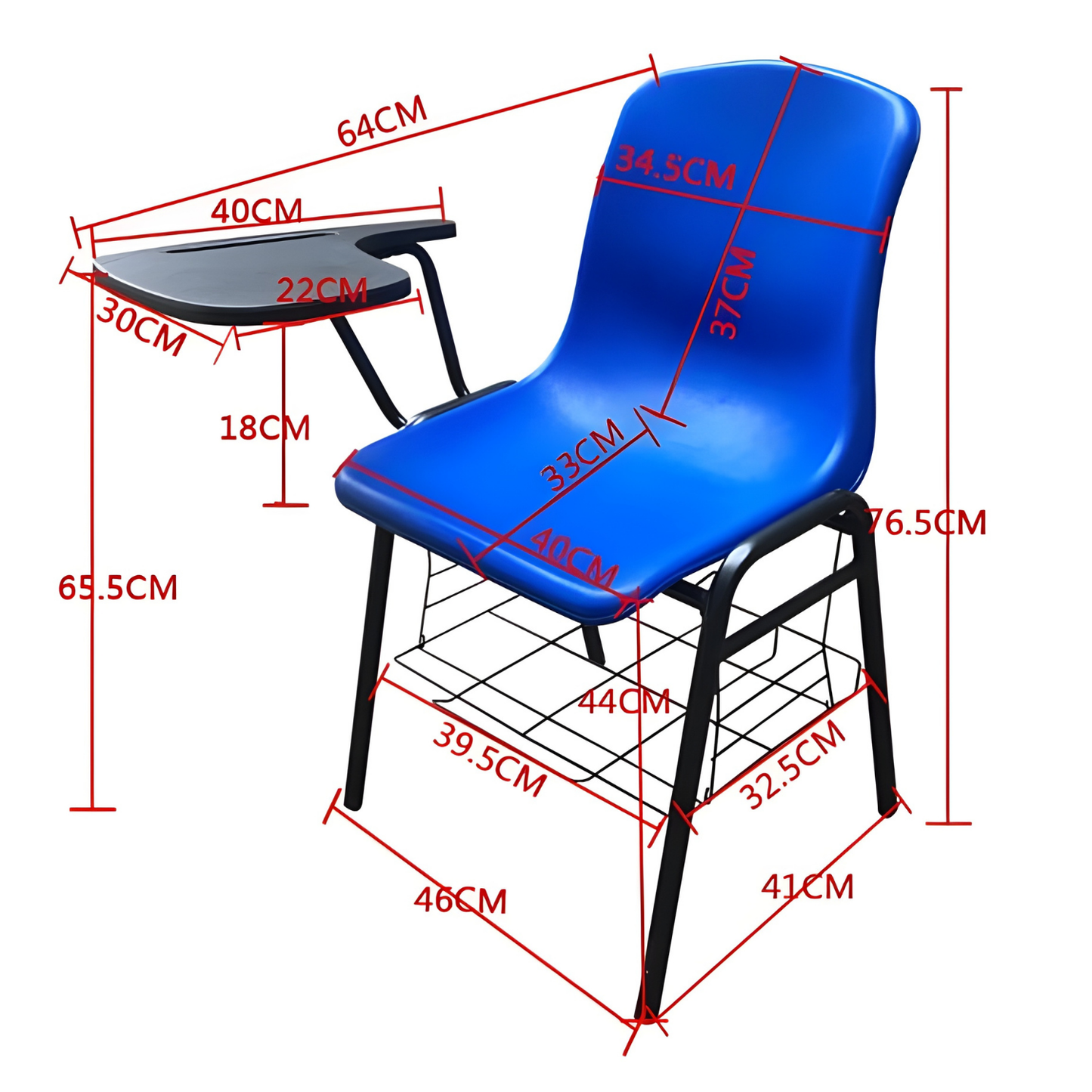 Kindermatic Plypropylene Heavy-Duty Stacking Classroom Chair 聚丙烯耐用課室疊椅