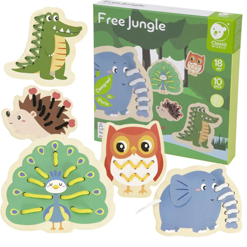 Classic World Free Jungle Lacing Game  自由叢林 串帶遊戲