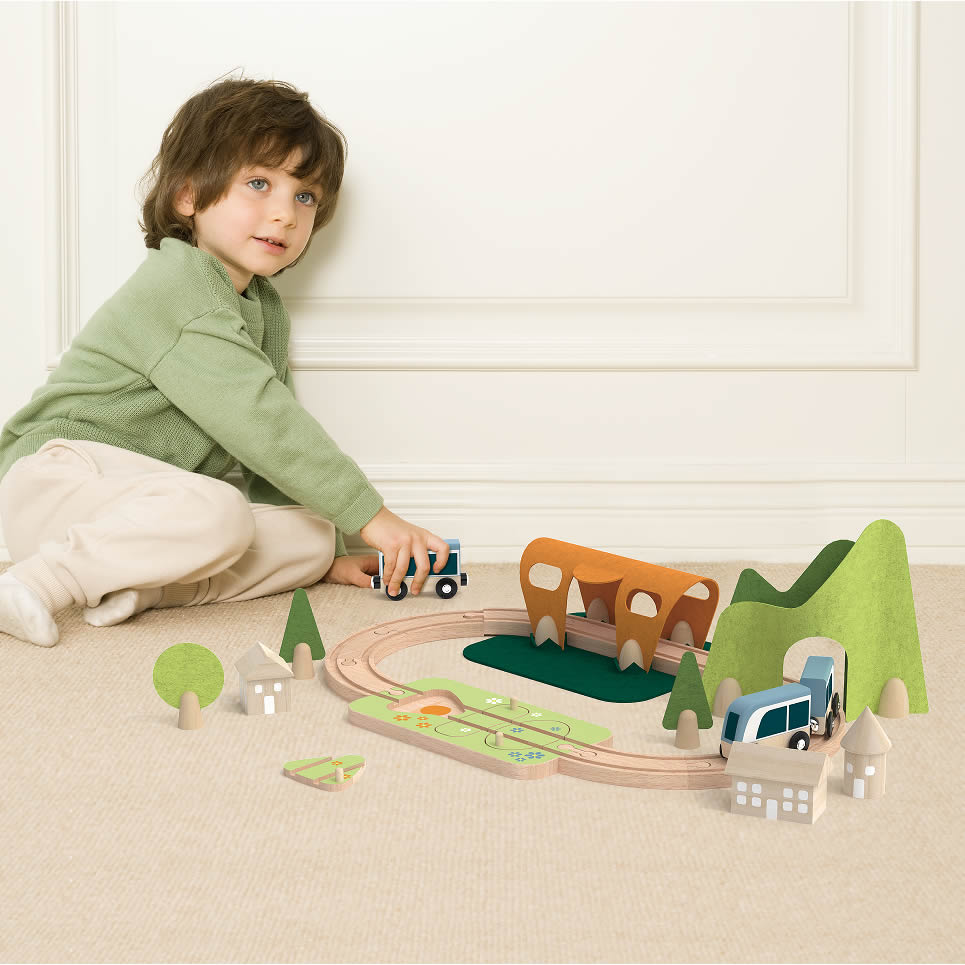 Classic World Little Train Set of 40件小火車組