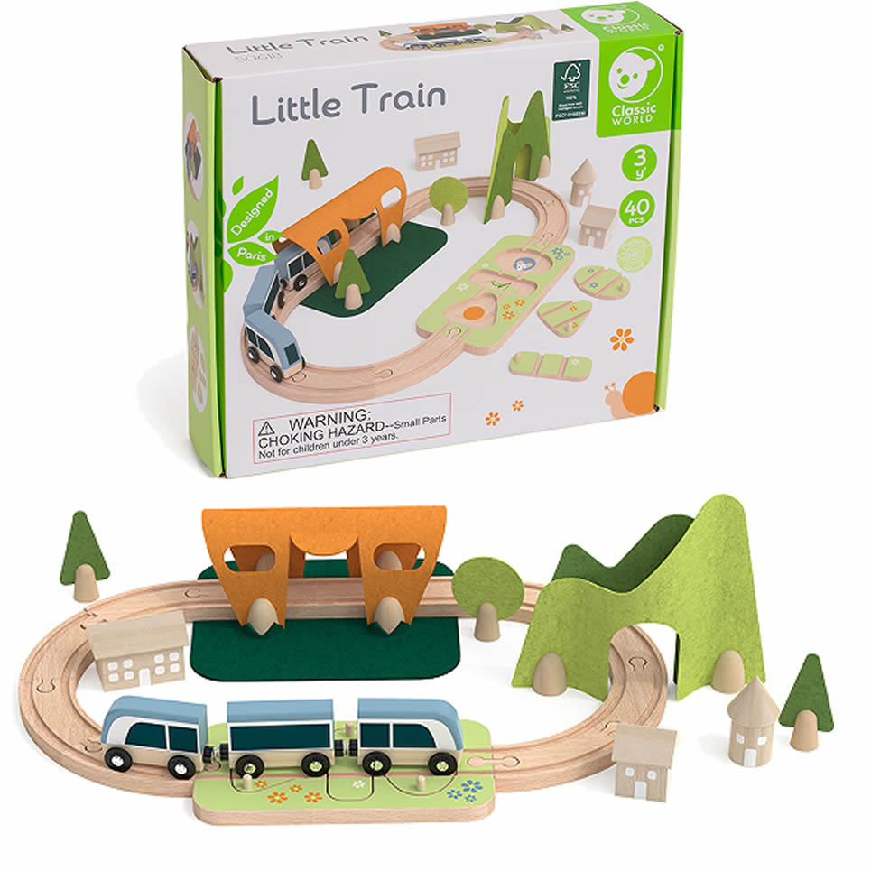 Compass Mini Train Classic World Little Train Set of 40件小火車組 – MY SCHOOL BUS