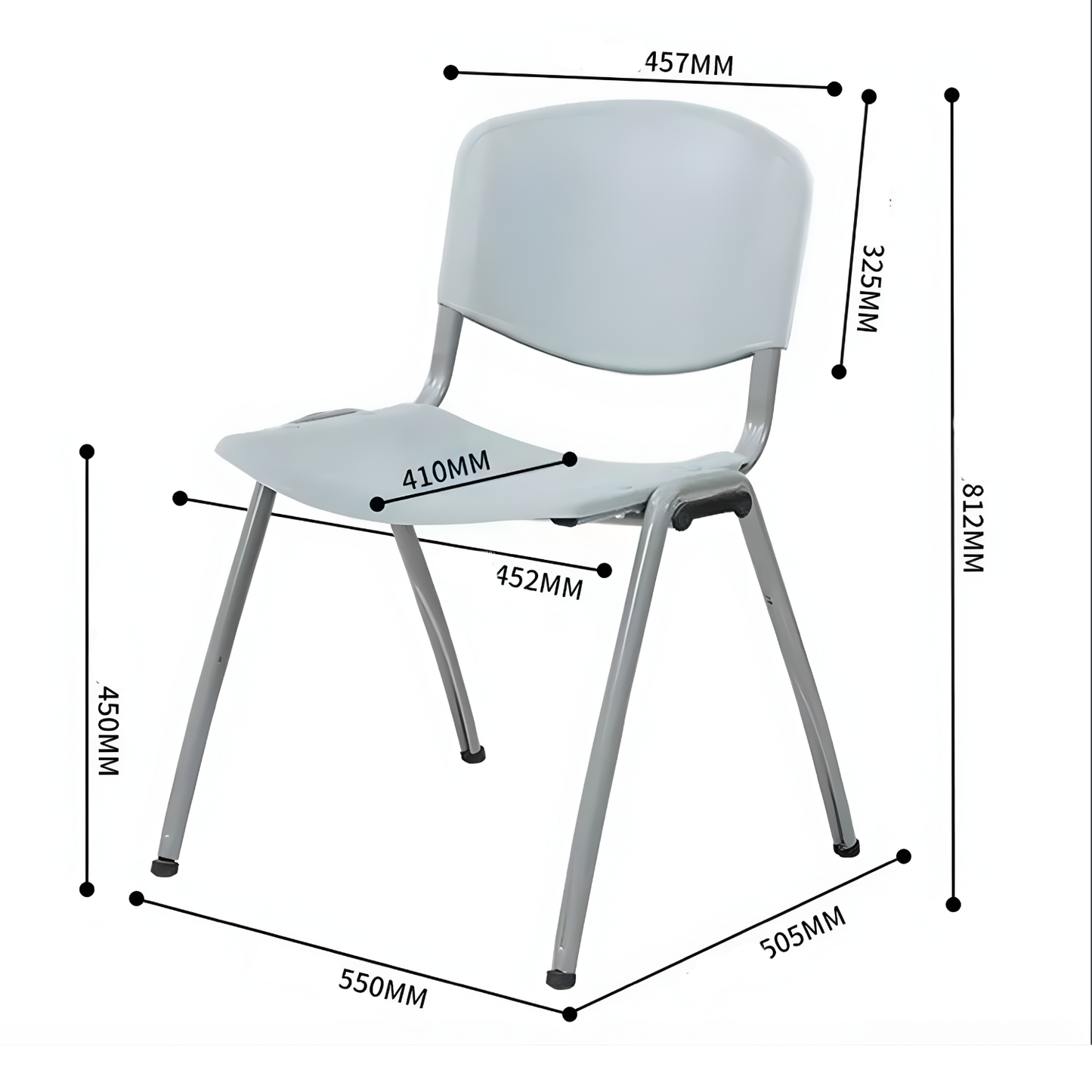 Kindermatic Classroom Fleet Heavy Duty Stackable Chair 課室可疊耐用椅