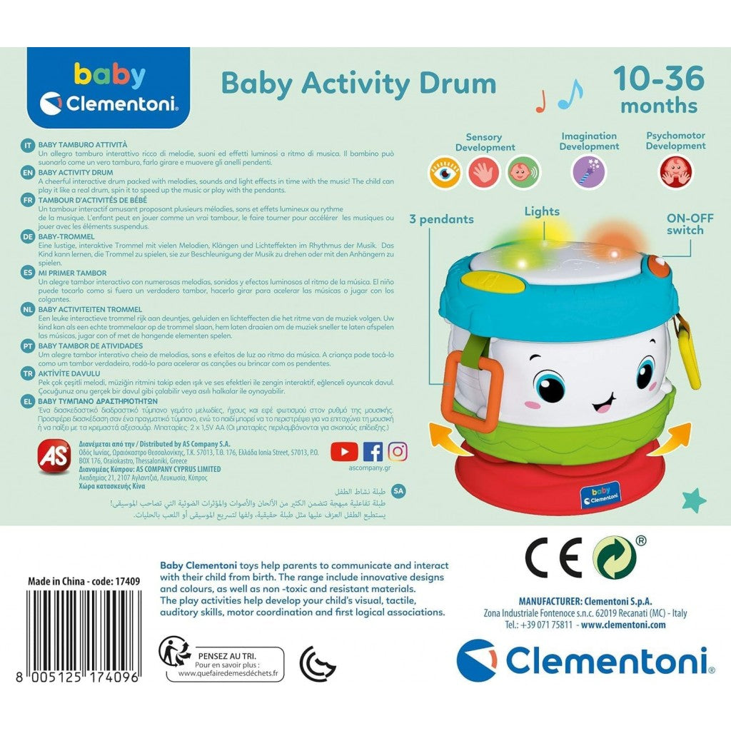 Baby Clementoni - Baby Activity Drum 嬰兒活動鼓