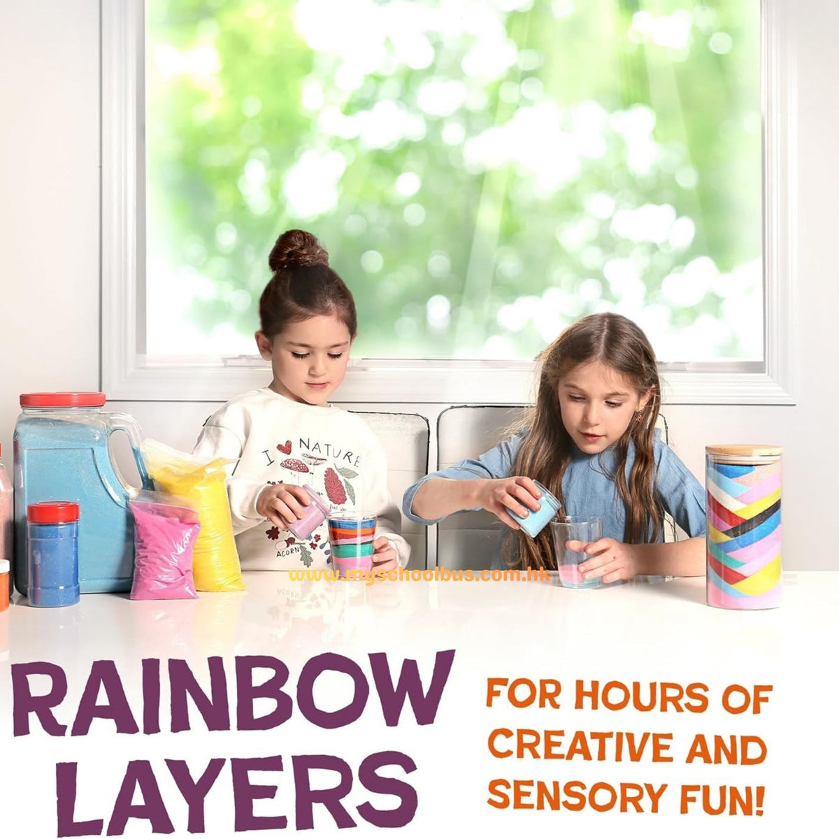 Kindermatic Colored Sand for Crafts - Sensory Play Sand 5kg 繽紛彩色手工沙-感官 ...