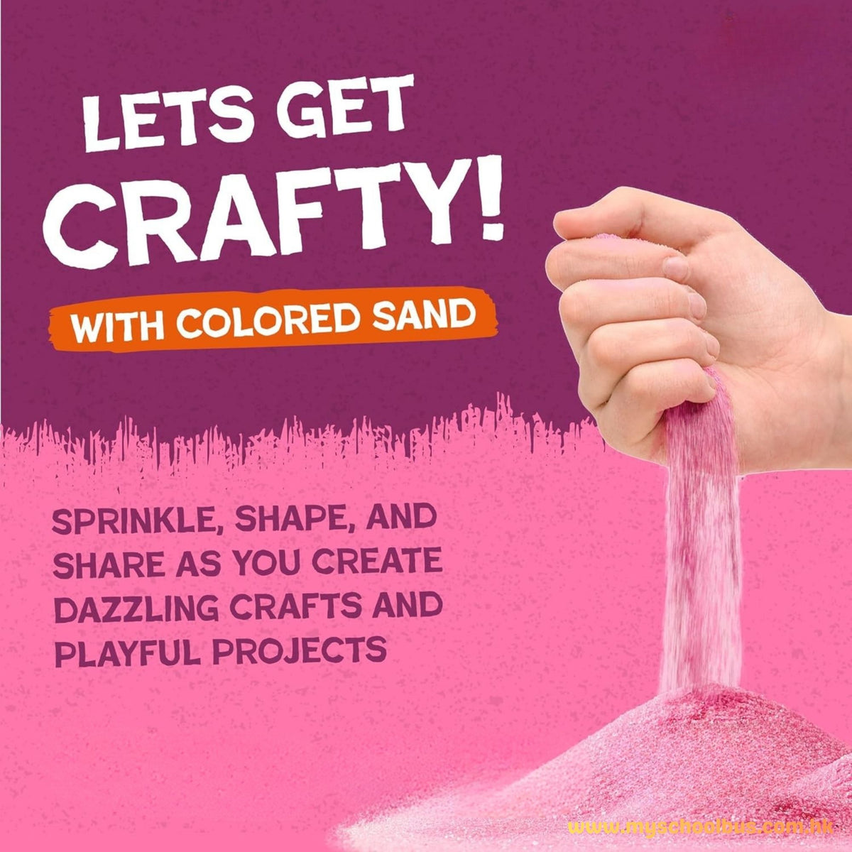 Kindermatic Colored Sand for Crafts - Sensory Play Sand 5kg 繽紛彩色手工沙-感官 ...