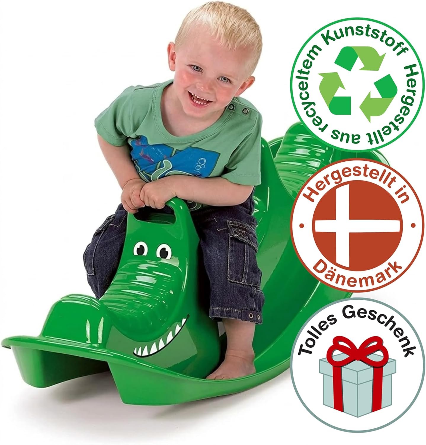 Dantoy Happy Croco Rocker 3-Seater Seesaw 搖搖三人乘