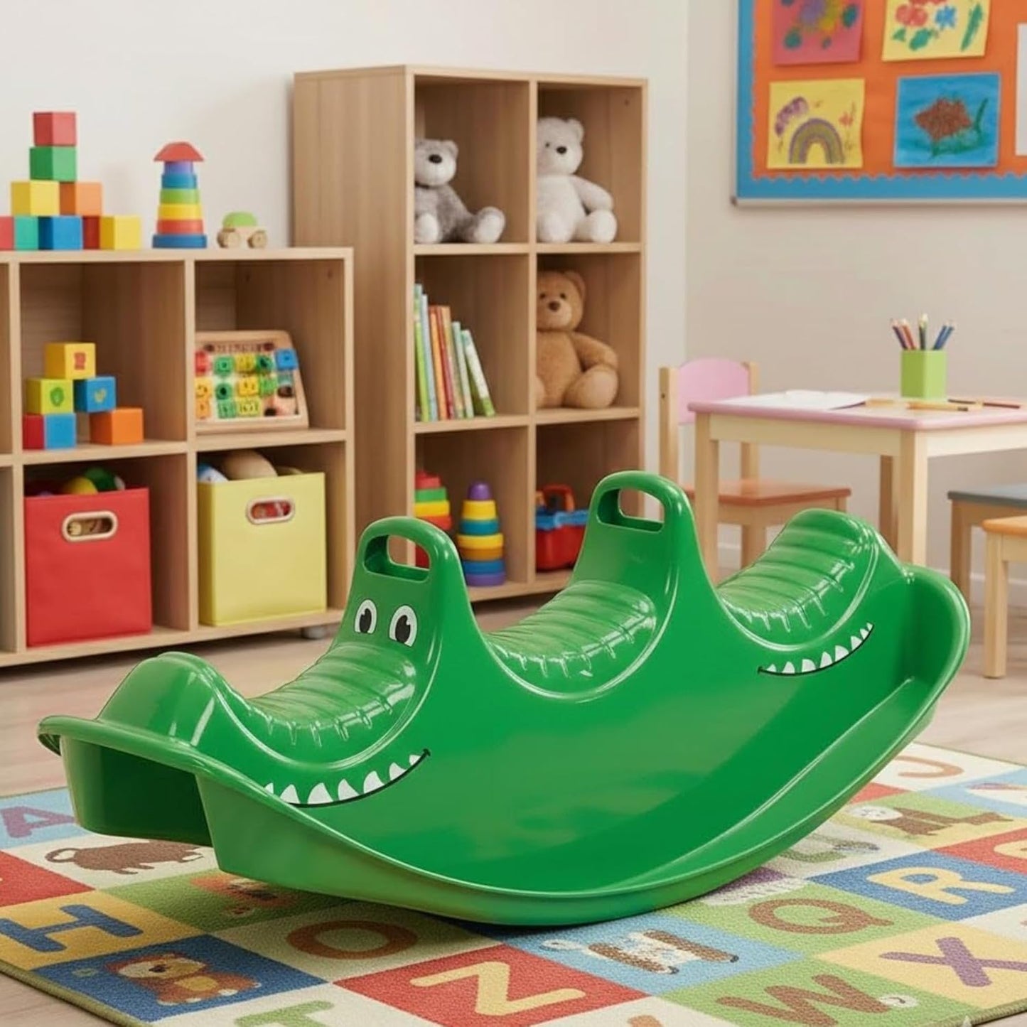 Dantoy Happy Croco Rocker 3-Seater Seesaw 搖搖三人乘