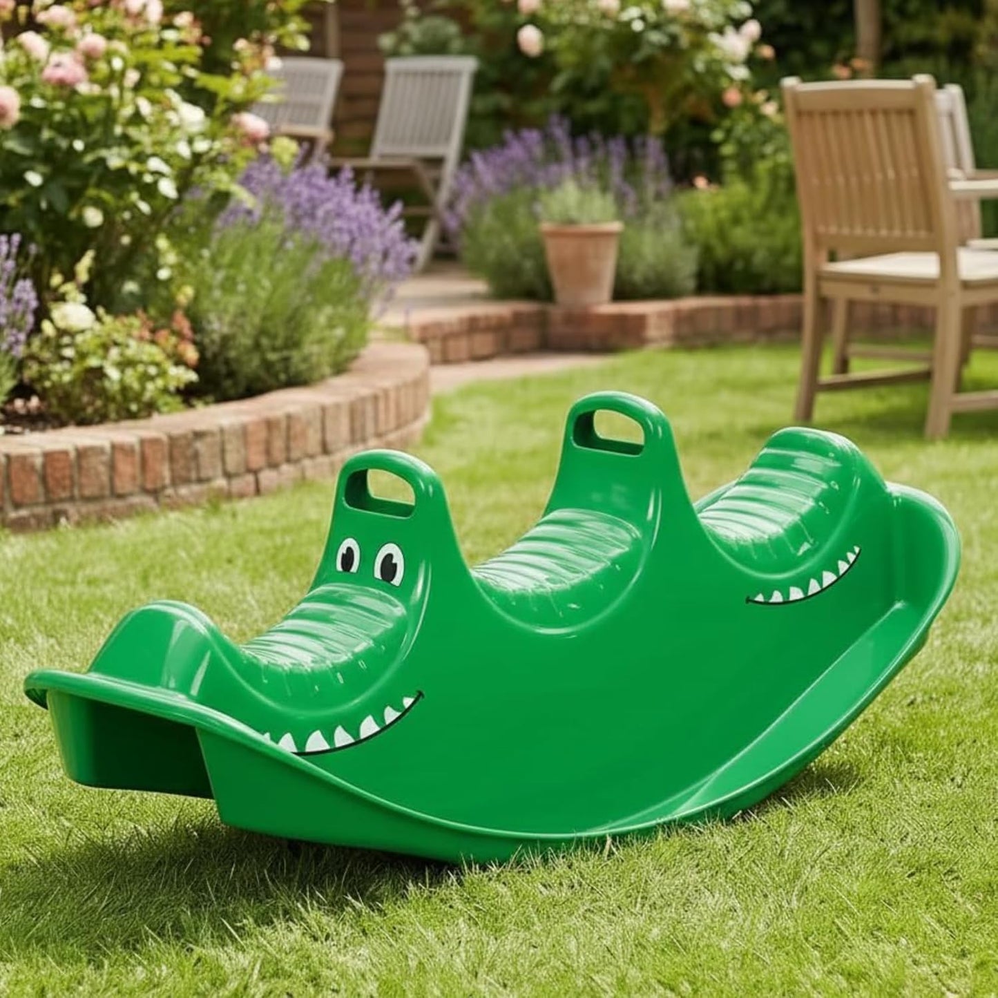 Dantoy Happy Croco Rocker 3-Seater Seesaw 搖搖三人乘
