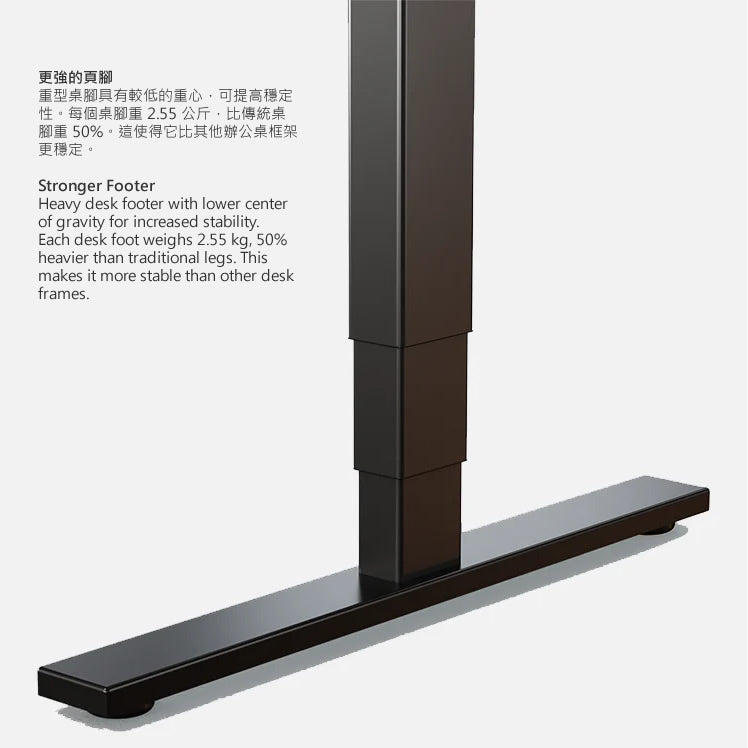 Maidesite S3 Dual Motor Electric Desk for Sitting and Standing 3 Stages Height Adjustable 62-125cm高 可調節3段記憶  電動升降桌雙馬達系列