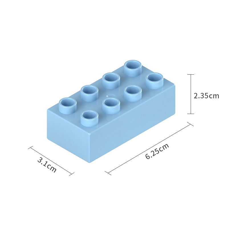 Duplo-size Brick Block 2x4 Bag Pack 大顆粒磚塊積木2x4 散裝