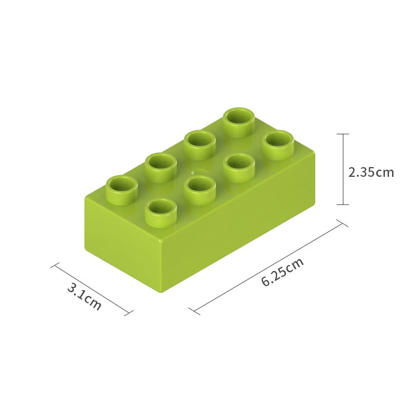 Duplo-size Brick Block 2x4 Bag Pack 大顆粒磚塊積木2x4 散裝